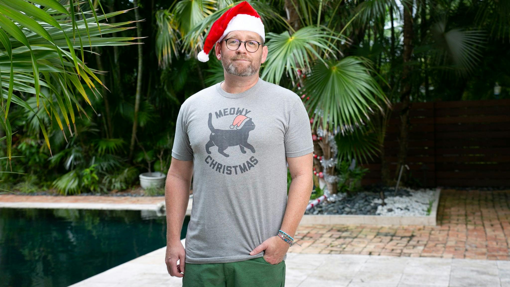 Meowy Christmas Tee